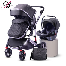 Neuer Kinderwagen 2019 Baby Kinderwagen 3 in 1 für 0-3 Jahre Baby Kinderwagen mit abnehmbarem Einkaufskorb